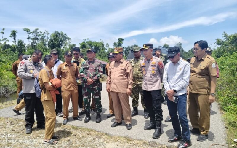 Pemerintah Aceh Singkil bersama Tim Monev PRR meninjau 4 titik infrastruktur pascabencana, Selasa (1/9/2026).