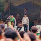 Kapolri Jenderal Polisi Listyo Sigit Prabowo memberikan sambutan pada Apel Kebangsaan Kemah Nasional Pramuka Persatuan Ummat Islam (PUI) 2026 di Selabintana Camping Ground, Kabupaten Sukabumi, Jawa Barat, Kamis (3/9/2026).