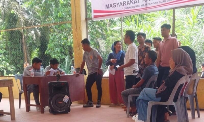 Kandidat Pilkades Lae Ikan, Kecamatan Penanggalan, Herianto Solin resmi melaporkan keberatan terkait DPT ke DPMK Kota Subulussalam, Jumat (4/9/2026).