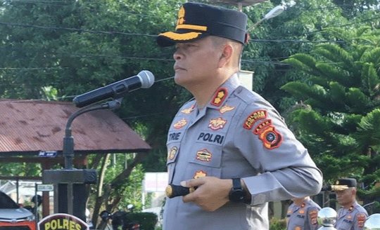 Polres Aceh Utara perketat pengamanan jelang Milad ke-800 Samudera Pasai 7–13 September 2026. Kapolres AKBP Trie Aprianto instruksikan puluhan personel jaga titik strategis.