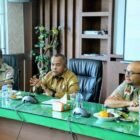Tim Satgas Percepatan Rehabilitasi dan Rekonstruksi (PRR) Aceh dipimpin Dr Drs Imran MSi kunjungi Kantor Bupati Aceh Besar, Senin 7/9/2026.