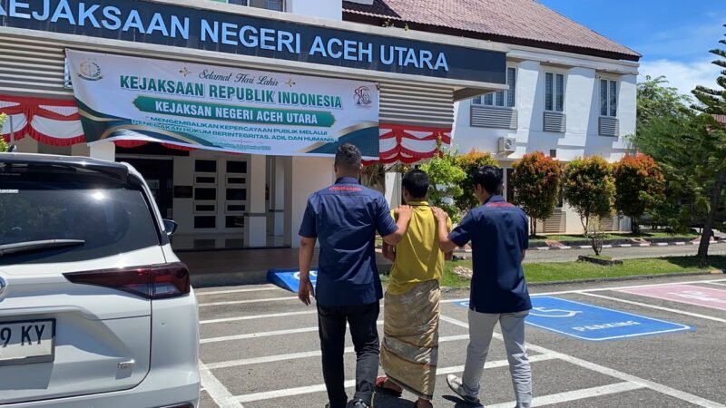 Satreskrim Polres Aceh Utara melimpahkan berkas perkara dan tersangka berinisial I (34) ke Kejaksaan Negeri Aceh Utara.