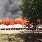 Kebakaran hebat melanda barak pekerja PT Agro Sinergi Nusantara (ASN) Afdeling II di Gampong Seuneubok Pusaka, Trumon Timur, Aceh Selatan, Selasa 8/9/2026 pukul 09.00 WIB.