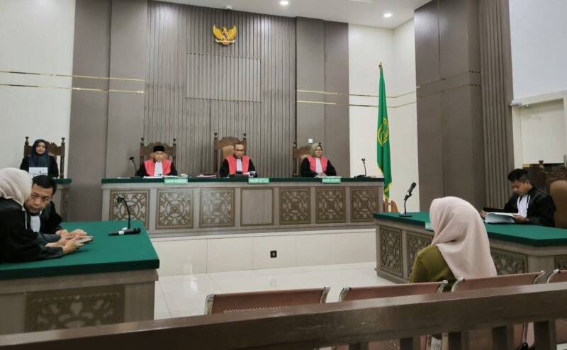 Penasihat hukum terdakwa Nur Shalati, Murhadi, meminta majelis hakim mempertimbangkan alasan pemaaf bagi kliennya dalam kasus kekerasan terhadap anak di Baby Preuneur Daycare Banda Aceh.