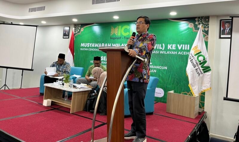 Rektor UIN Ar-Raniry Banda Aceh Prof. Mujiburrahman resmi terpilih sebagai Ketua MPW ICMI Orwil Aceh periode 2026-2031.