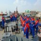 Polri memperkuat operasi SAR KM Virgo Transport 8 yang hilang kontak di perairan Tanjung Selatan, Pulau Masalembu, Minggu 13/9/2026. 