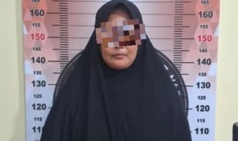 Sat Resnarkoba Polres Aceh Tenggara menangkap seorang IRT berinisial R, 46, warga Desa Lawe Lubang Indah, Lawe Alas
