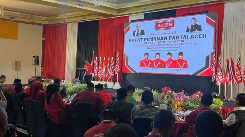 Pimpinan Partai Aceh gelar rapat konsolidasi