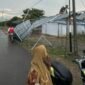 Angin kencang disertai hujan deras rusak ringan 7 Huntara penyintas banjir di Gampong Tanjong Dalam Selatan Langkahan Aceh Utara Minggu 20/9/2026, tidak ada korban jiwa, Bupati Aceh Utara imbau warga waspada cuaca ekstrem.