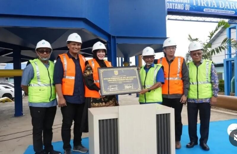 DPRK Banda Aceh hadiri peresmian IPA baru Perumdam Tirta Daroy di WTP Lambaro Sabtu 19/9/2026 berkapasitas 100 liter per detik atau tambahan 8.000 m3 per hari untuk 8.000-10.000 rumah tangga baru, minta optimalkan distribusi air ke warga.