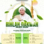 Pemko Banda Aceh lewat Dinas Syariat Islam gelar Pekan Dakwah Kolaborasi, hadirkan Habib Jindan bin Novel bin Salim bin Jindan dan Ustadzah Aisyah Farid BSA mulai Selasa 22/9/2026 malam di Taman Sari hingga Safari Dakwah.