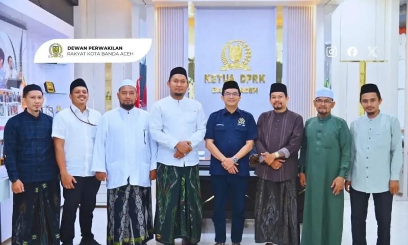 DPRK Banda Aceh terima audiensi dan silaturahmi pengurus HUDA Kota Banda Aceh. 