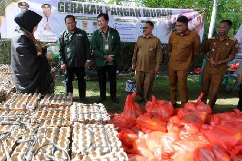 Pemko Banda Aceh via DP2KP kembali gelar Gerakan Pangan Murah GPM di Kecamatan Jaya Baru Selasa 22/9/2026 di Lapangan Sepak Bola dekat Mesjid Emperom. 