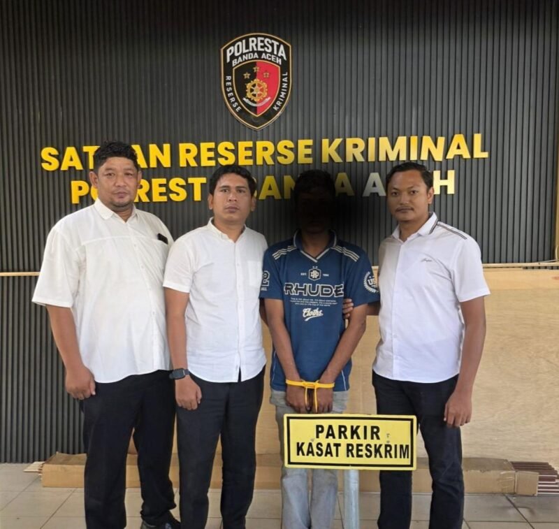 Unit VI Ranmor Satreskrim Polresta Banda Aceh amankan AN 30 warga Sabang domisili Ulee Lheu Meuraxa Banda Aceh terduga penggelapan motor Rabu 23/9/2026 dini hari.