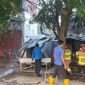 Warung usaha pemotongan ayam di Jalan Rel Pasar Hewan Gampong Jawa Kecamatan Langsa Kota terbakar Jumat 25 September 2026 warung konstruksi kayu milik Rudi 40 sebagian hangus kerugian ditaksir puluhan juta rupiah.