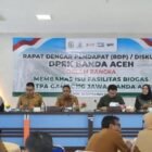 DPRK Banda Aceh gelar Rapat Dengar Pendapat RDP sekaligus diskusi mendalam terkait keberlanjutan operasional fasilitas biogas di Tempat Pemrosesan Akhir TPA Gampong Jawa Senin 28/9/2026.