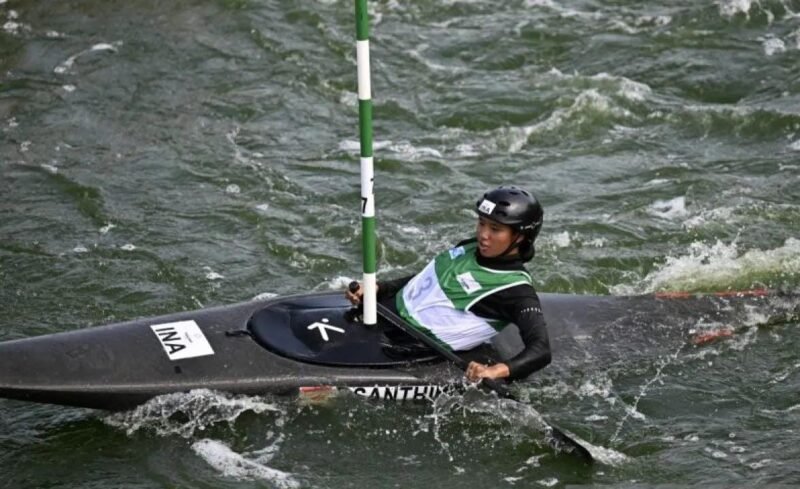 Atlet kano slalom Indonesia Putu Santhi amankan tiket final nomor kano tunggal putri Asian Games Aichi-Nagoya 2026 usai peringkat tujuh di semifinal Yahagigawa Canoe Slalom Course Rabu.