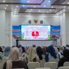 Suasana rangkaian kegiatan Literasi Keuangan Indonesia Terdepan (LIKE IT) 2026 bertema “Money Wise, Future Wise” yang diikuti 500 mahasiswa di Auditorium Prof. Ali Hasjmy UIN Ar-Raniry, Banda Aceh, Kamis (3/9/2026).