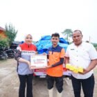 Pertamina Patra Niaga Regional Sumatera Bagian Utara (Sumbagut) memberi bantuan tanggap darurat bencana banjir di Kabupaten Aceh Tamiang, Rabu, (14/10/2026).