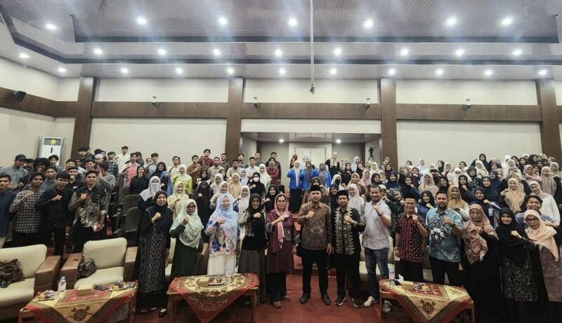 Suasana lokakarya kolaborasi FUF UIN Ar-Raniry dan UNDP terkait penguatan green skills dan kesiapan kerja mahasiswa di Gedung LPPM UIN Ar-Raniry, Banda Aceh, Jumat (2/10/2026).