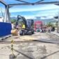Lantai Jembatan Biak Muli di Kecamatan Bambel Aceh Tenggara amblas dan sempat bahayakan pengguna jalan, Balai Pelaksanaan Jalan Nasional BPJN Aceh langsung lakukan penanganan sementara di lokasi.