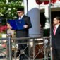 Pelaksana Tugas Plt Sekretaris Daerah Aceh Taufik bertindak sebagai Inspektur Upacara Irup Peringatan Hari Kesaktian Pancasila Tahun 2026 di Halaman Kantor Gubernur Aceh Kamis 1 Oktober 2026.