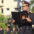 Kapolda Aceh Irjen Pol. Ruddi Setiawan memimpin Upacara Peringatan Hari Kesaktian Pancasila Tahun 2026 yang diikuti jajaran pejabat utama dan personel di lapangan Mapolda Aceh, Banda Aceh, Kamis (1/10/2026).