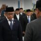 Subianto resmi lantik sejumlah tokoh nasional sebagai Dewan Pertimbangan Presiden Wantimpres di Istana Kepresidenan Jakarta Jumat 2/10/2026.