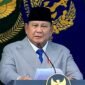 Presiden Prabowo tegaskan di Mabes TNI Cilangkap Senin 5/10/2026, Indonesia cinta damai dan tak ganggu negara lain tapi wajib lindungi rakyat dan SDA untuk kesejahteraan; kekuatan utama TNI bukan alutsista tapi jiwa rela berkorban, di upacara 3.378 prajurit dan peresmian 204 satuan baru termasuk 6 kodam.