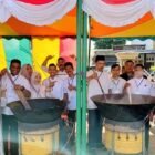 Pemkab Abdya gelar Maulid Nabi tingkat kabupaten di Blangpidie Selasa 6/10/2026, ribuan ASN padati lokasi, diisi zikir dayah dan tausiah Ustaz Ucay Siantar, sajikan gule kancah dan bu kulah.
