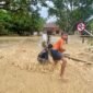 Tanggul jebol di Meunasah Kumbang, Krueng, Dayah Kec. Lhoksukon. Per 7/10/2026 baru Kumbang finishing, 2 lainnya belum ditangani.