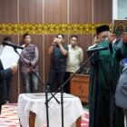 Zaini Bakri (PPP) resmi dilantik anggota DPRA sisa masa 2024-2029 via PAW gantikan Mawardi Basyah, Kamis 8/10 di Gedung Utama DPRA.