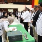 FK USK tegaskan tolak perundungan, senioritas berlebihan dan narkoba di pendidikan dokter spesialis/subspesialis lewat Pakta Integritas di AAC Dayan Dawood, Banda Aceh, Kamis 8/10. 