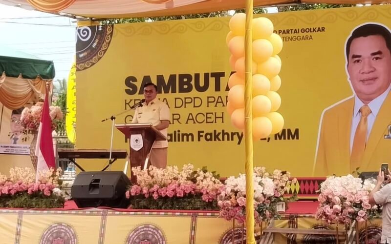 Musda X DPD II Golkar Aceh Tenggara berpeluang aklamasi usai kandidat mengerucut satu nama. Dibuka Ketua DPD I Golkar Aceh HM Salim Fakhry di Tanah Megare, Badar, Kamis 8/10. 
