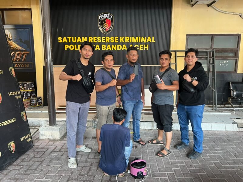 Jatanras Satreskrim Polresta Banda Aceh tangkap HK (40), warga Syiah Kuala, residivis curanmor 2015, di Gampong Lam Gawe, Darussalam, Minggu (11/10/2026) 10.00 WIB.