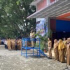 Sekda Kota Banda Aceh Jalaluddin menekankan pentingnya edukasi kebencanaan sejak dini bagi anak-anak melalui lingkungan sekolah untuk mewujudkan kota tangguh bencana saat membuka program Tagana Masuk Sekolah di SMP Negeri 6, Senin (12/10/2026).
