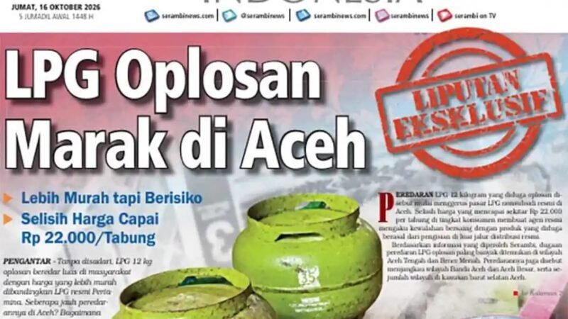 Peredaran LPG 12 Kg diduga oplosan gerus pasar LPG nonsubsidi resmi di Aceh.