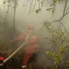 Aktivis lingkungan Aceh Zamzami Ali Direktur YAKATA desak pemerintah terima bantuan internasional atasi karhutla Sabtu, 17/10/2026 .
