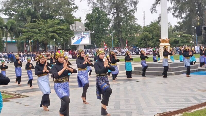 HUT ke-25 Kota Langsa di Lapangan Merdeka Sabtu 17/10/2026 diawali upacara bendera ratusan ASN Pemko.