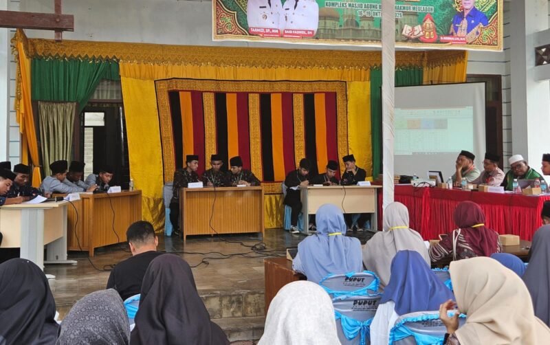 562 peserta 8 cabang MTQ ke-38 Aceh Barat tunjuk kemampuan terbaik jadwal empat hari sejak malam pembukaan.