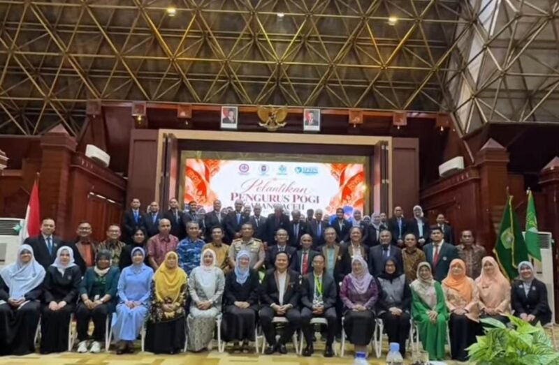 Ketua DPRK Banda Aceh Irwansyah ST hadiri pelantikan pengurus POGI Cabang Aceh masa bakti 2025-2028.