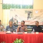 Kapolda Aceh Irjen Pol Ruddi Setiawan kegiatan Minggu Kasih sampaikan pesan kamtibmas jemaat Gereja Hati Kudus Banda Aceh Minggu 18/10/2026.