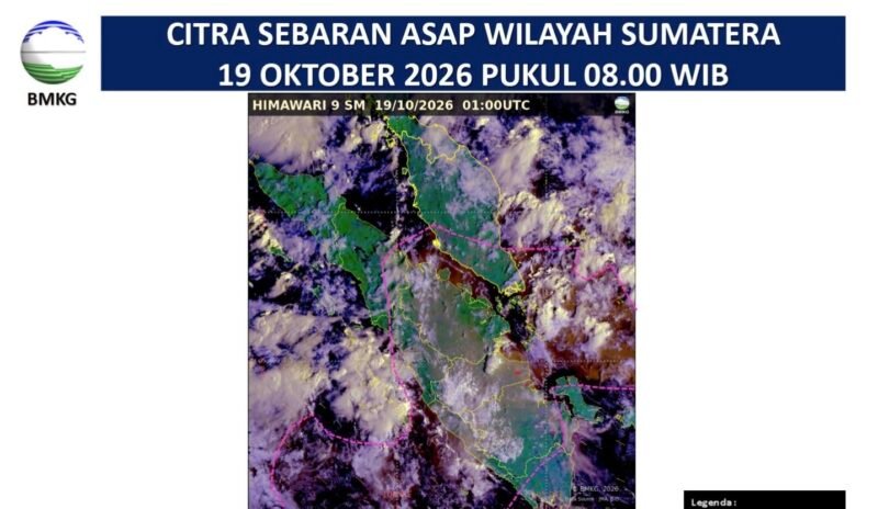 Kualitas udara Aceh membaik Senin 19/10/2026 walau masih kabur tipis.