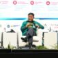 Wakil Direktur Utama BSI, Bob Tyasika Ananta, saat menjadi pembicara dalam sesi International Seminar The 2nd Global Conference on Waqf Development (GLOW) 2026 di Jakarta International Convention Center (JICC), pada Rabu (21/10/2026). Foto: Humas BSI 