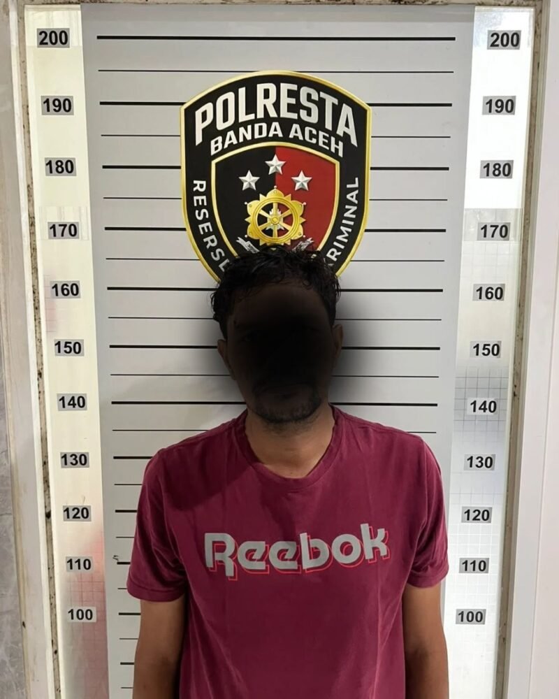 ZZ (40), telah diamankan oleh Unit V Jatanras Satreskrim Polresta Banda Aceh.