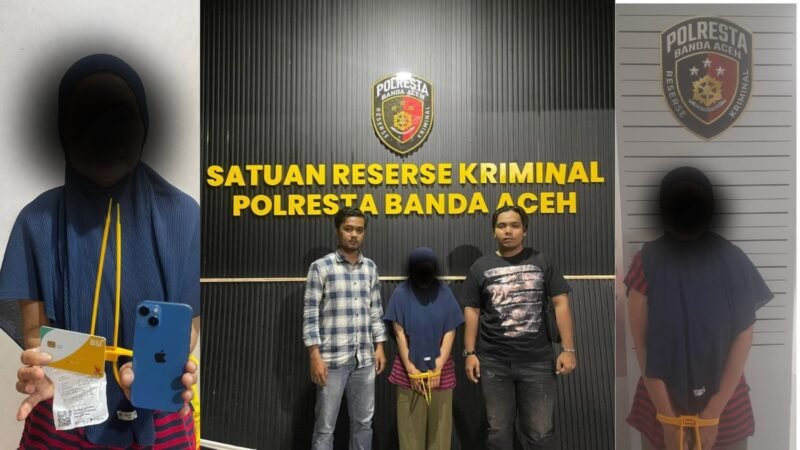 Tersangka berinisial VRS (45), seorang asisten rumah tangga (ART), diamankan oleh personel Unit V Jatanras Satreskrim Polresta Banda Aceh atas dugaan pencurian gelang emas seberat 12 mayam milik majikannya.