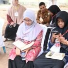 Peserta Tilawah tampil di Arena Utama MTQ ke-35 tingkat Kabupaten Aceh Besar di Kecamatan Kuta Baro, Aceh Besar, Senin (26/10/2026). FOTO/MC ACEH BESAR