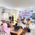 Suasana pelaksanaan In House Training (IHT) Pembelajaran Koding dan Kecerdasan Artifisial (Artificial Intelligence/AI) di SDN 1 Peukan Bada, Aceh Besar, Senin (26/10/2026). FOTO/ MC ACEH BESAR