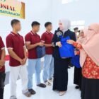 Marlina Usman, usai mengunjungi Lembaga Pembinaan Khusus Anak, di Gampong Bineh Blang Kecamatan Ingin Jaya, Selasa (27/10/2026). Foto: NA