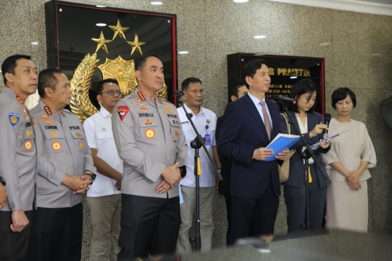 Pertemuan bilateral dengan delegasi Kementerian Keamanan Publik Republik Rakyat Tiongkok (Ministry of Public Security/MPS) di Mabes Polri, Jakarta, Rabu (28/10/2026). Foto: Humas Mabes Polri